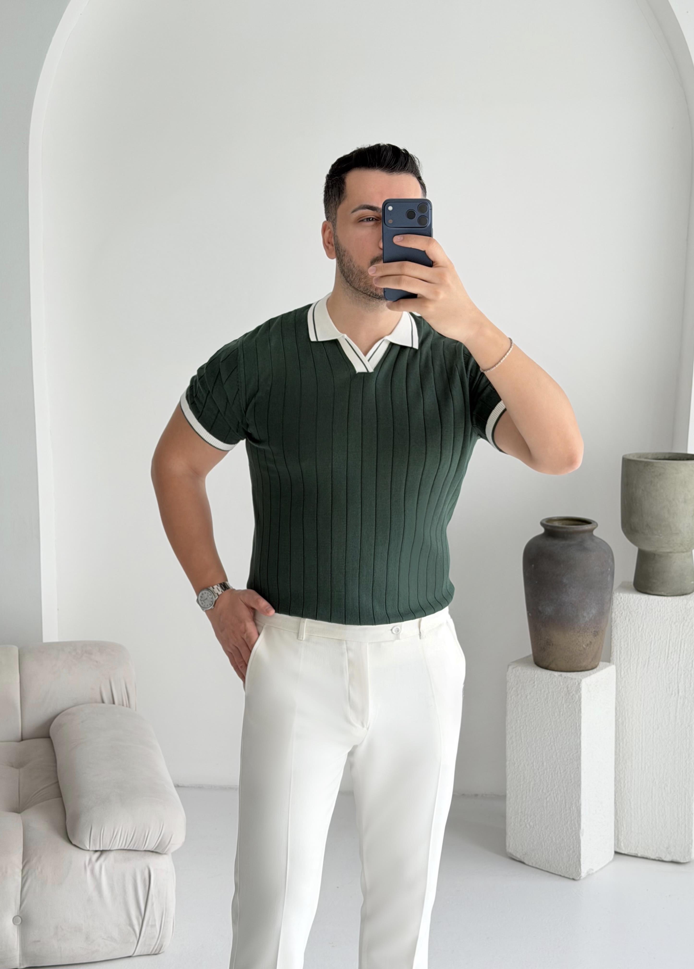 Riviera Zümrüt Dokulu Tişört