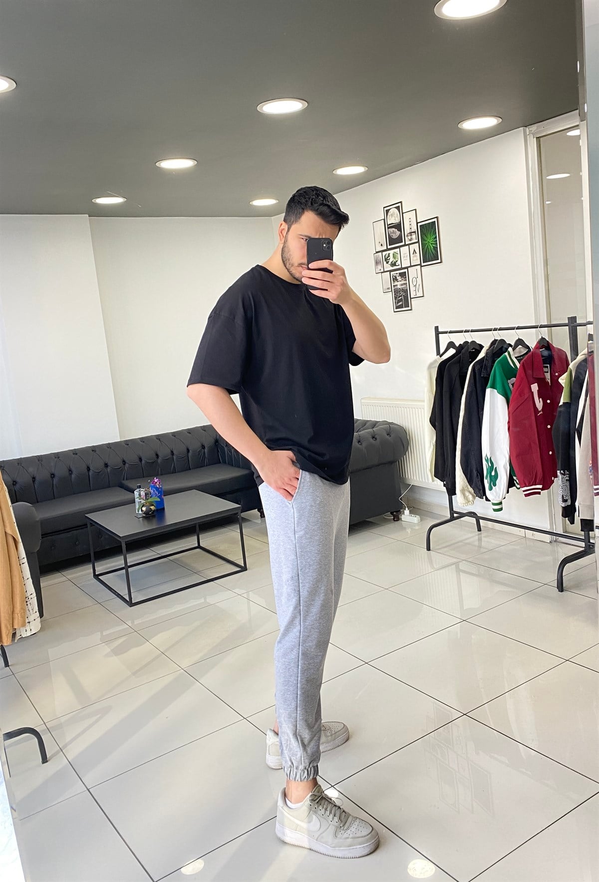Gri Jogger Eşofman