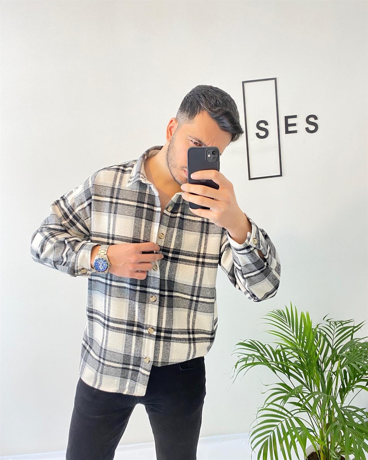 Oversize Oduncu Gömlek