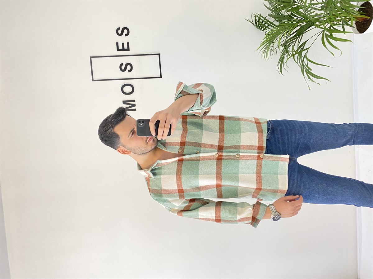 Oversize Oduncu Gömlek