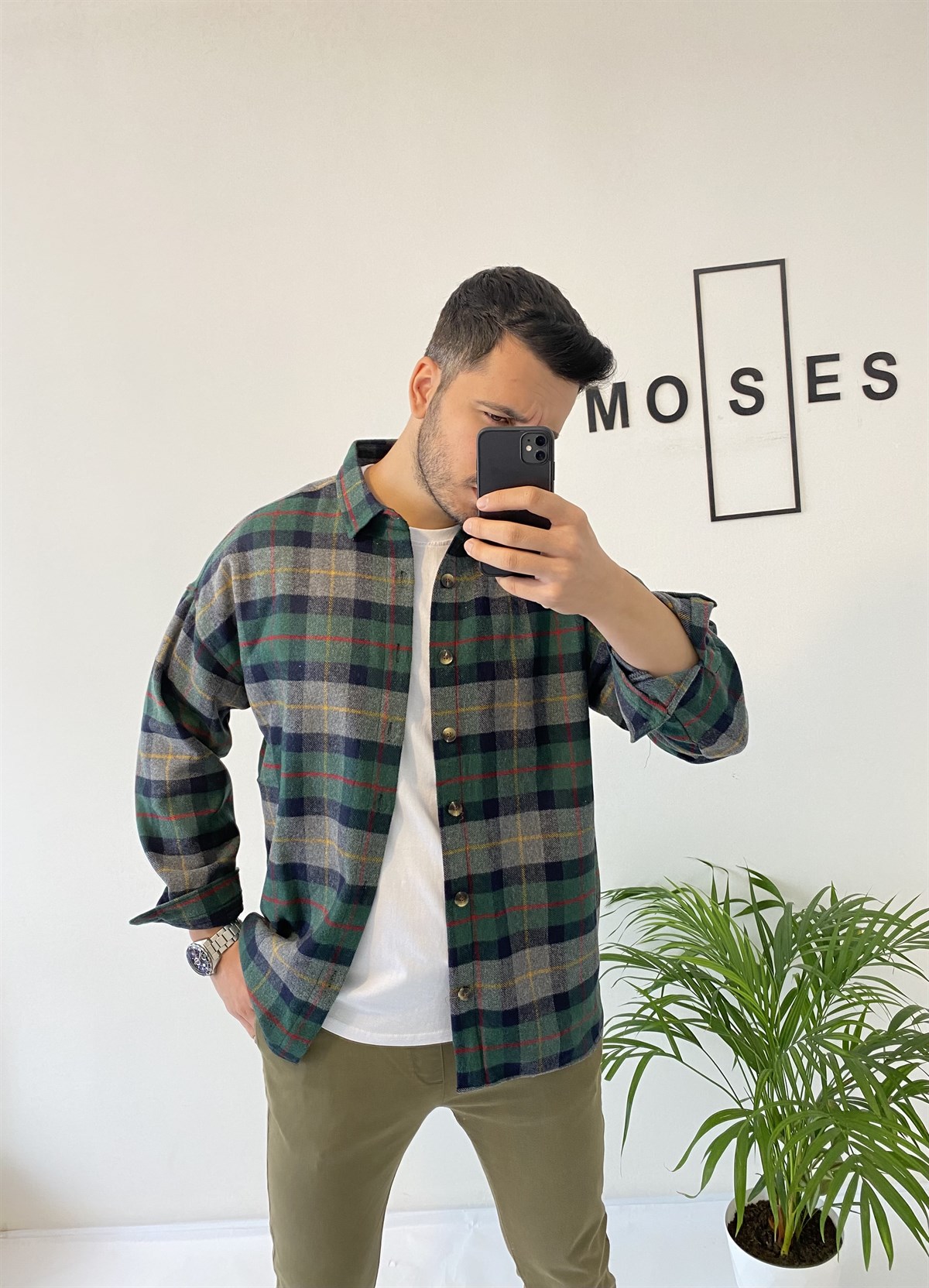 Oversize Oduncu Gömlek