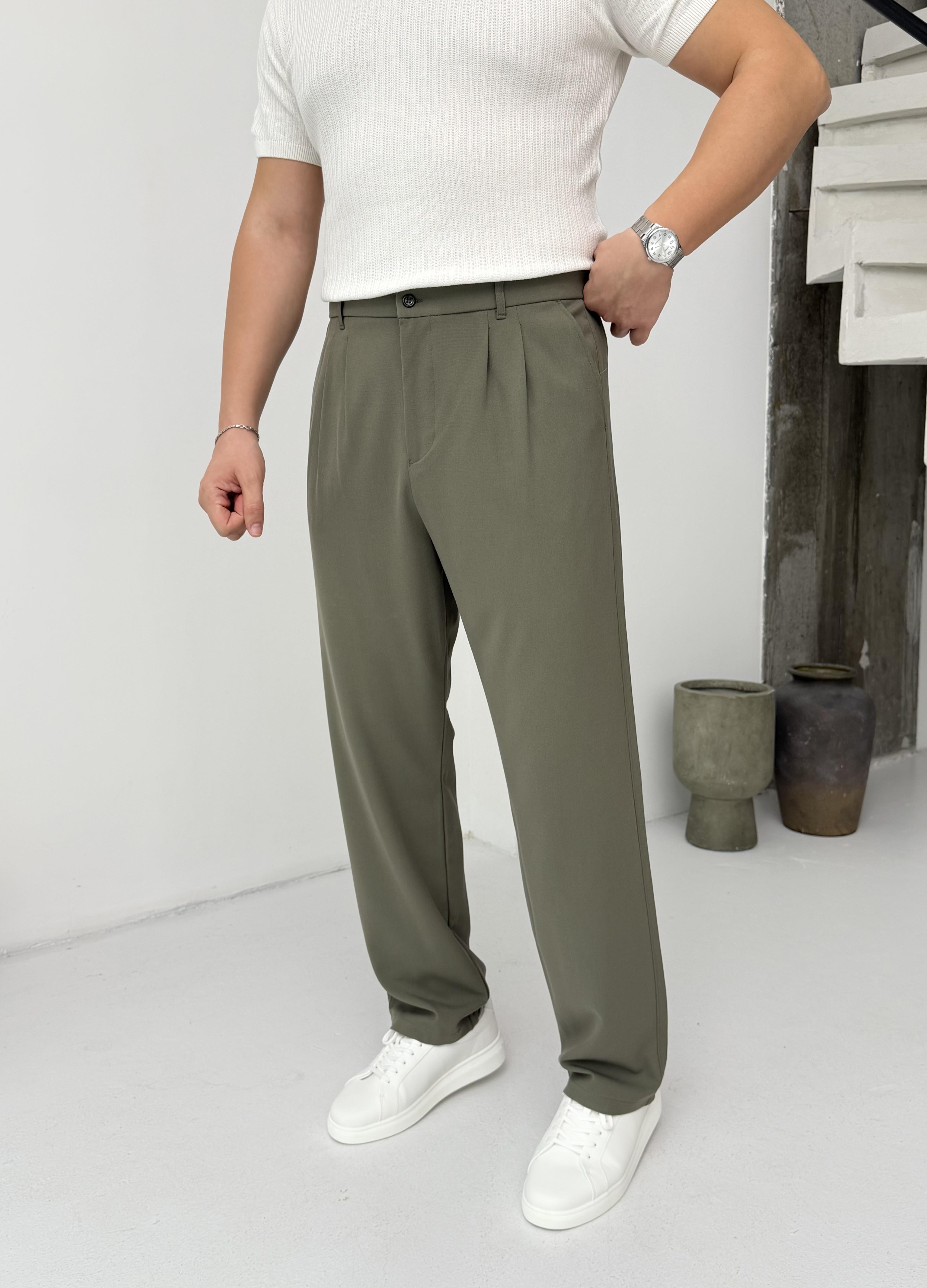 Pileli Çağla Baggy Pantolon