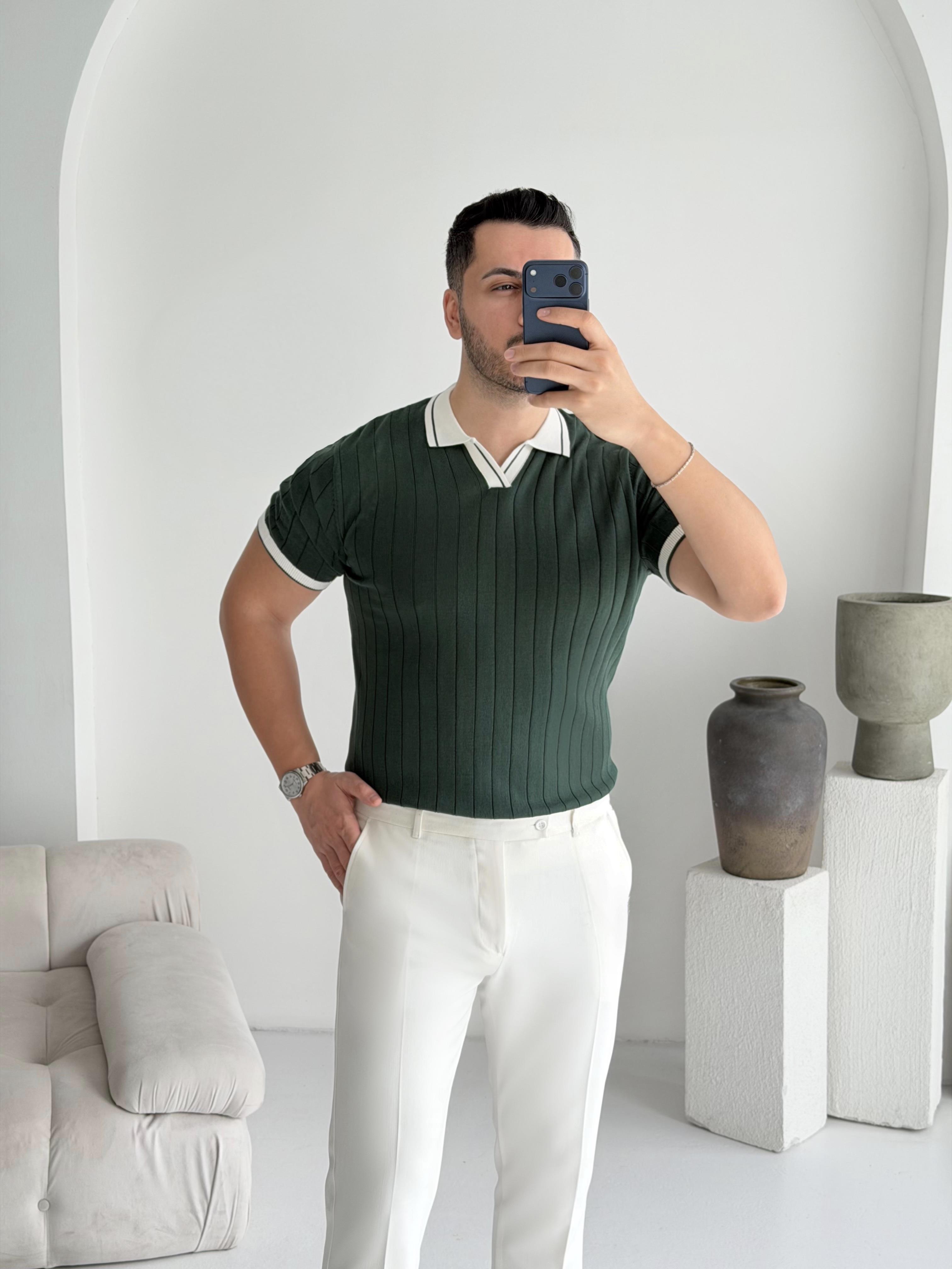 Riviera Zümrüt Dokulu Tişört