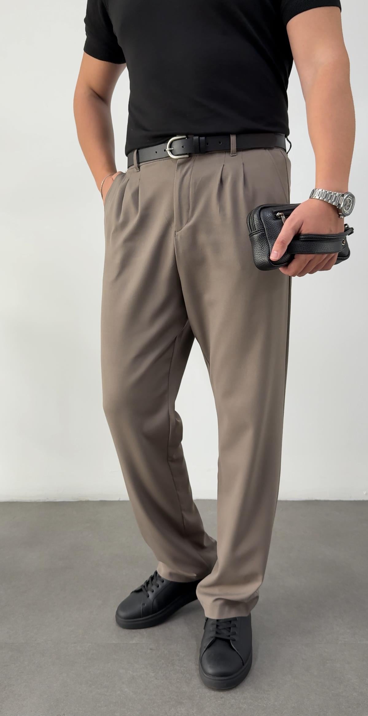 Siyah Hakiki Deri Old Money Kemer