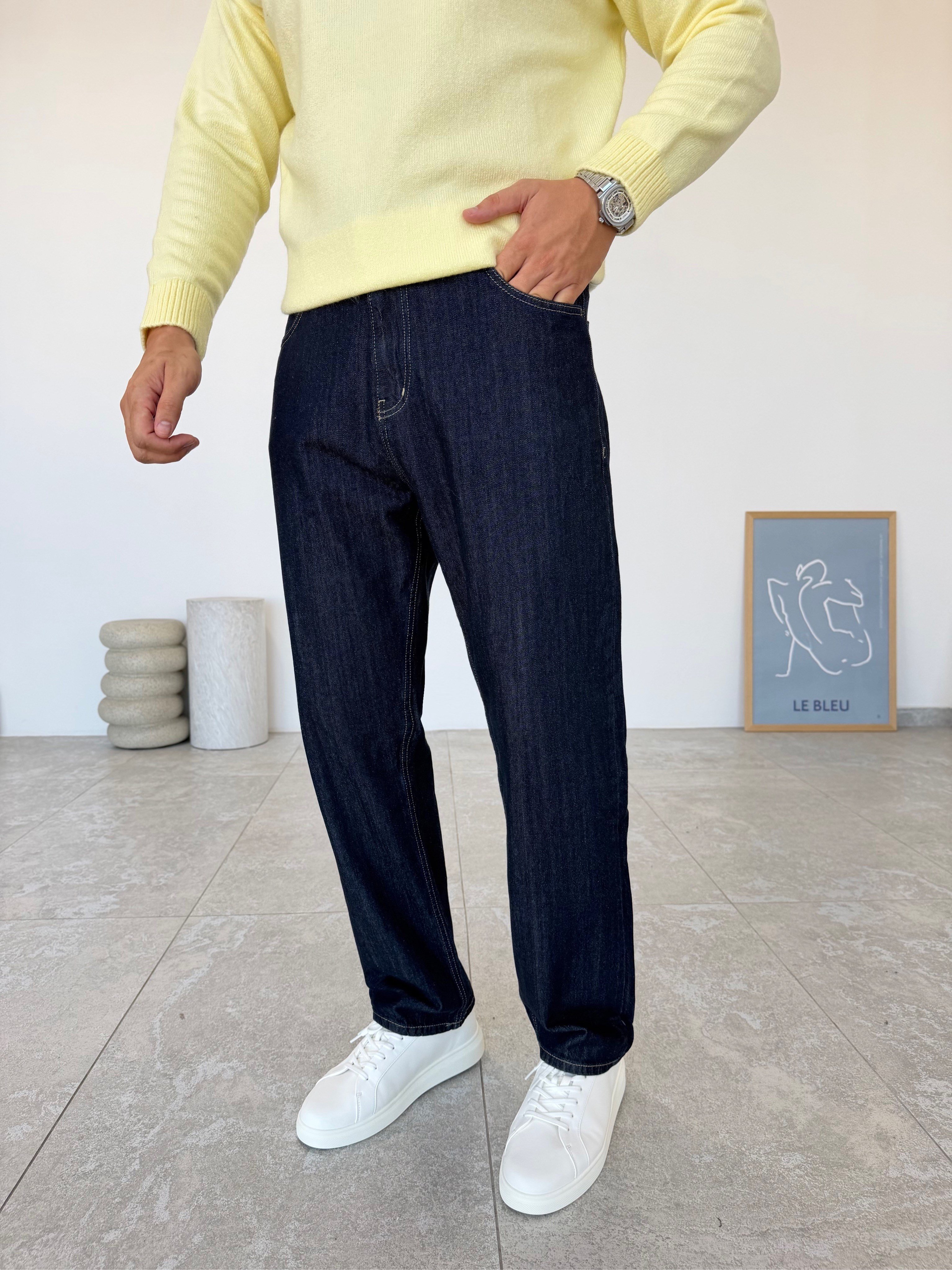 Torgex Lacivert Baggy Kot Pantolon 