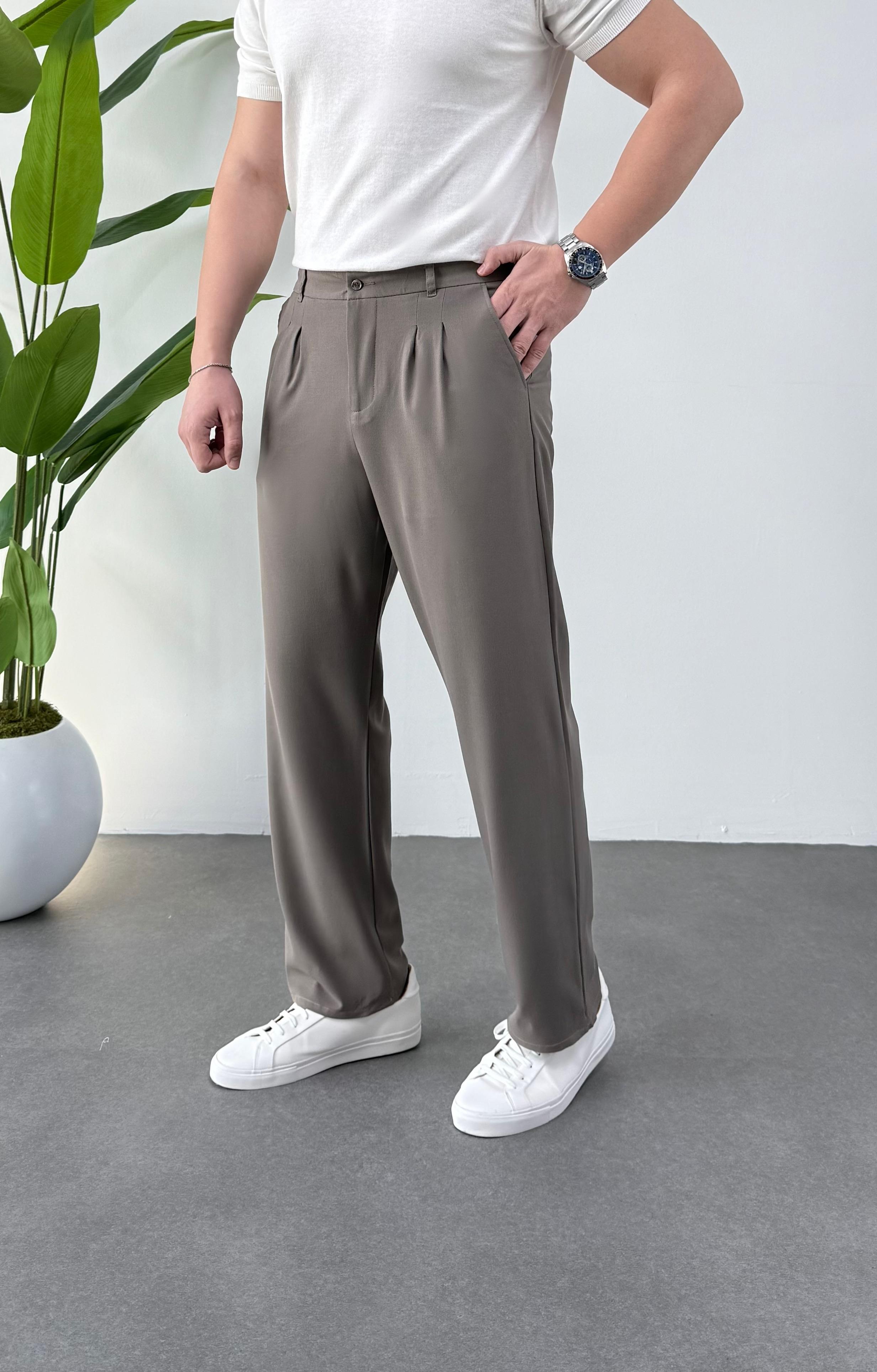 Vizon Baggy Kumaş Pantolon 