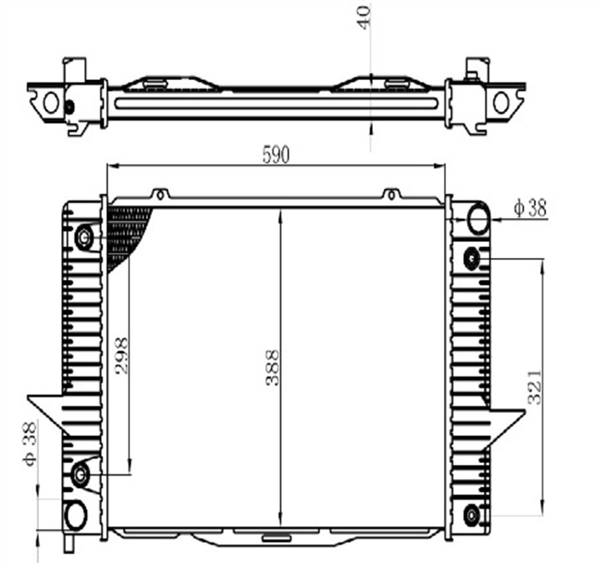 SU RADYATÖRÜ 850, S70 93-