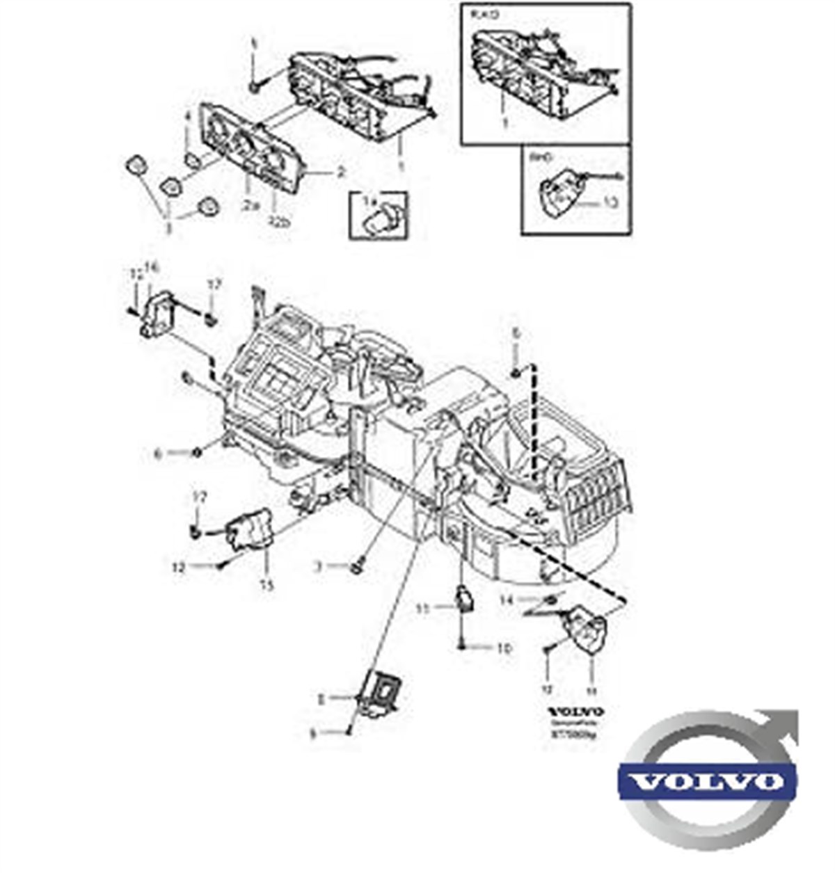 S40 / V40 KLEPE MOTORU