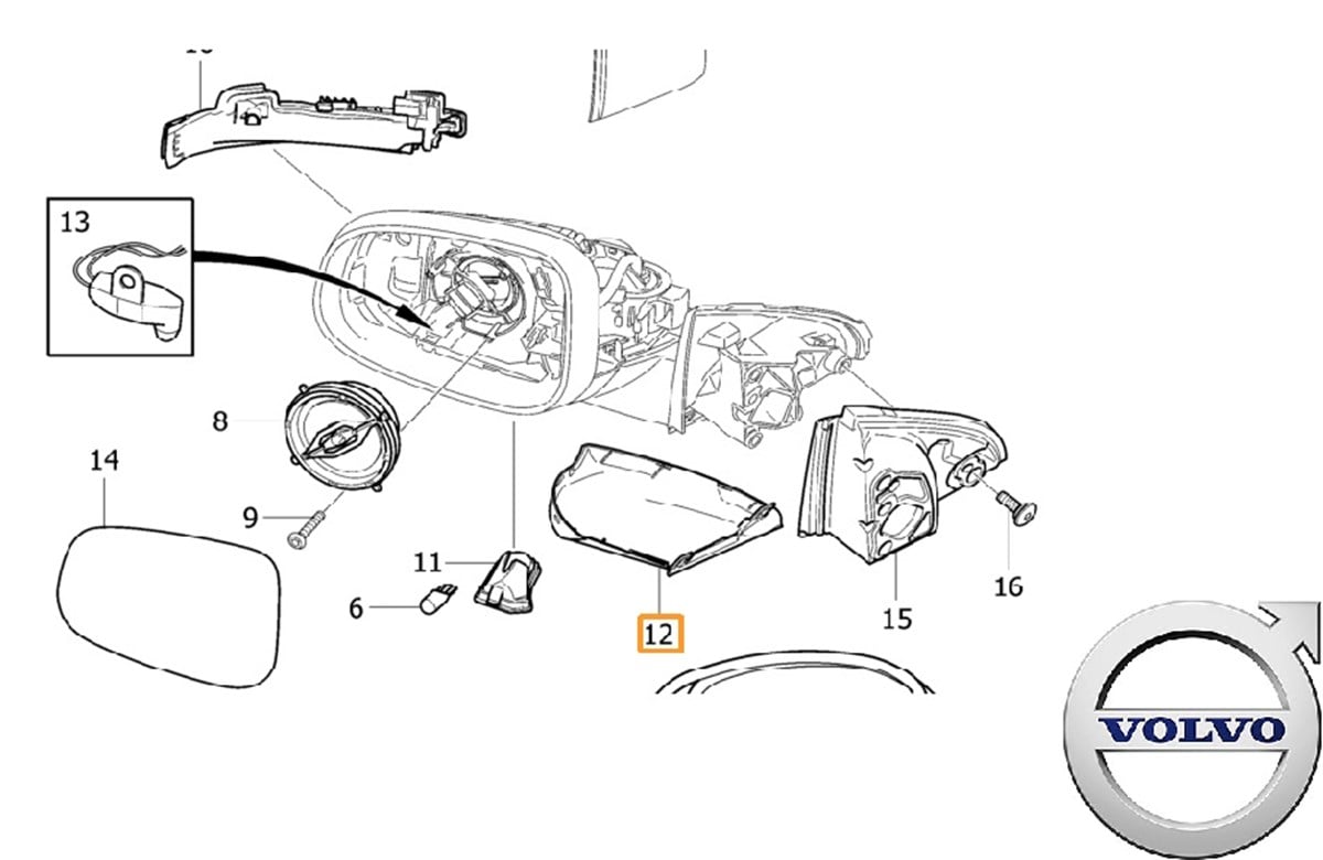 SOL AYNA ALT KAPAĞI NS40/v50 