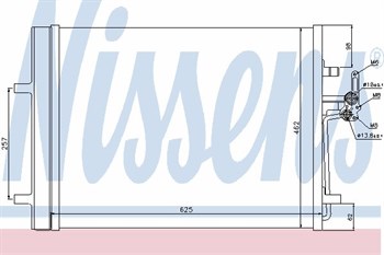 KLİMA RADYATÖRÜ  XC60/XC70/V70/S80/S60/V60 2007-