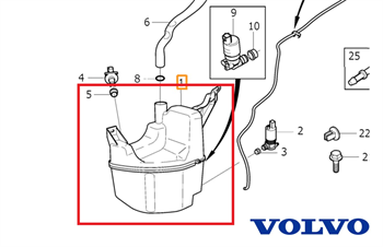 ÖN CAM SU DEPOSU DÜŞÜK BASINÇLI S60/V60 2011-