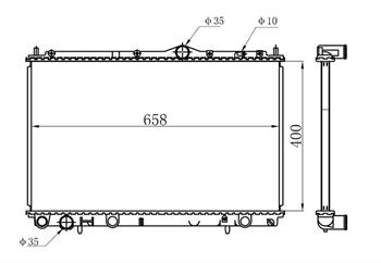 SU RADYATÖRÜ S40/V40 1996-2004 TURBOSUZ