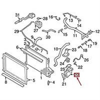 TERMOSTAT KİTİ C30/C70/S40/V50/S60/S80/V70/XC70/XC90 