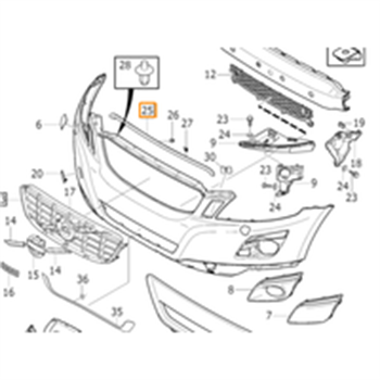TRİM ÇITASI KROM XC60 2009-2017