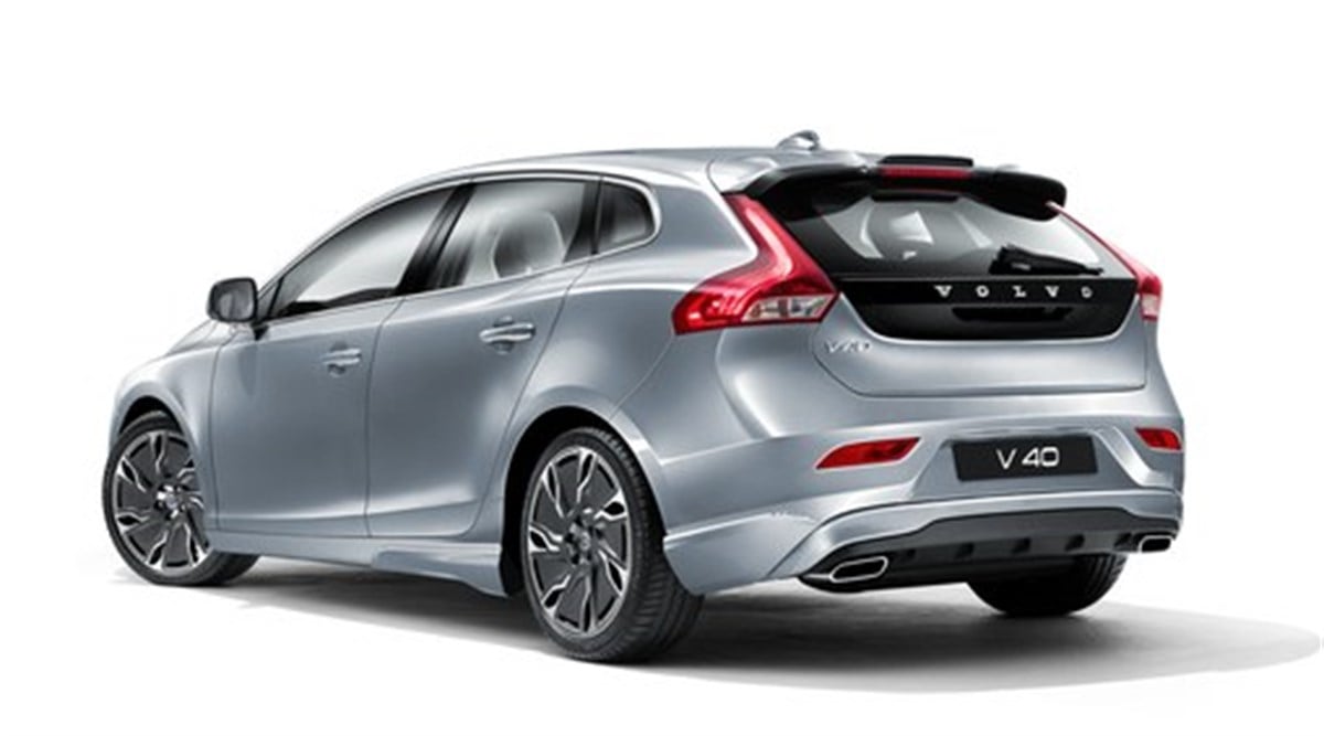  V40 2013 - TAMPON ARKA DİFÜZERİ ÇİFT ÇIKIŞLI CROSS COUNTRY