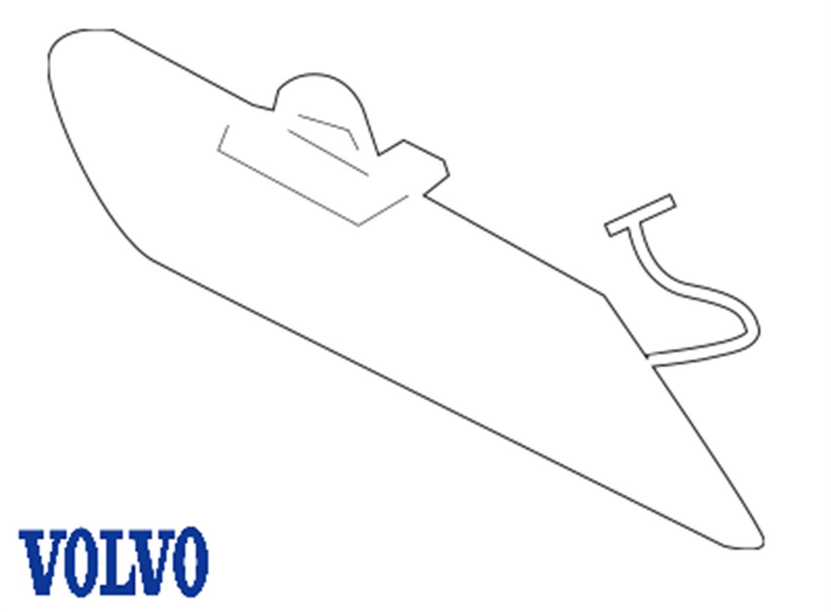 XC70 ÇEKİ DEMİR KAPAĞI ARKA 2005-2007