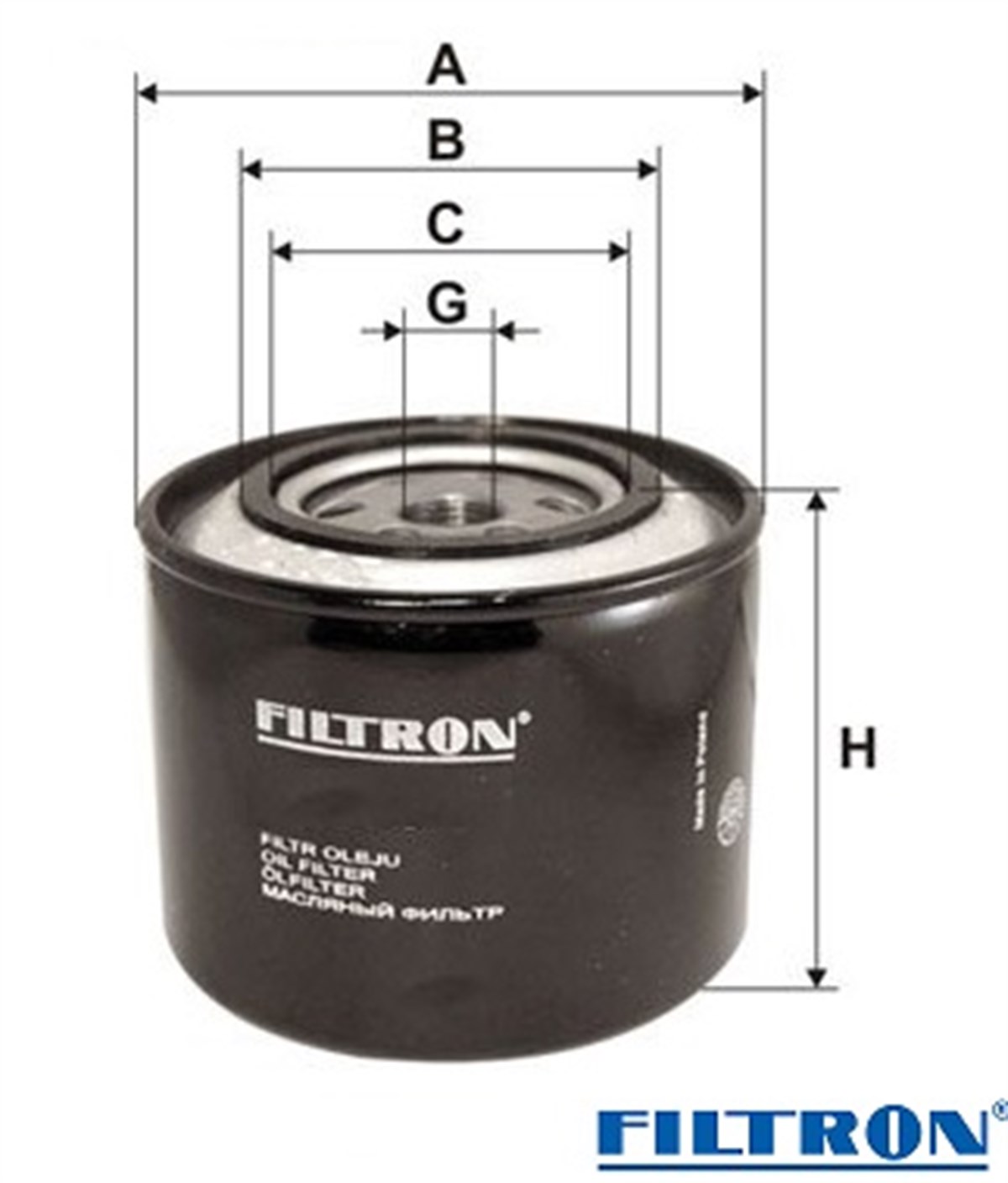 YAĞ FİLTRESİ  850/S70/S80 DİZEL