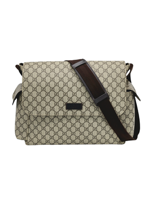  Gucci Beige GG Supreme Baby Changing Bag GUCCI  