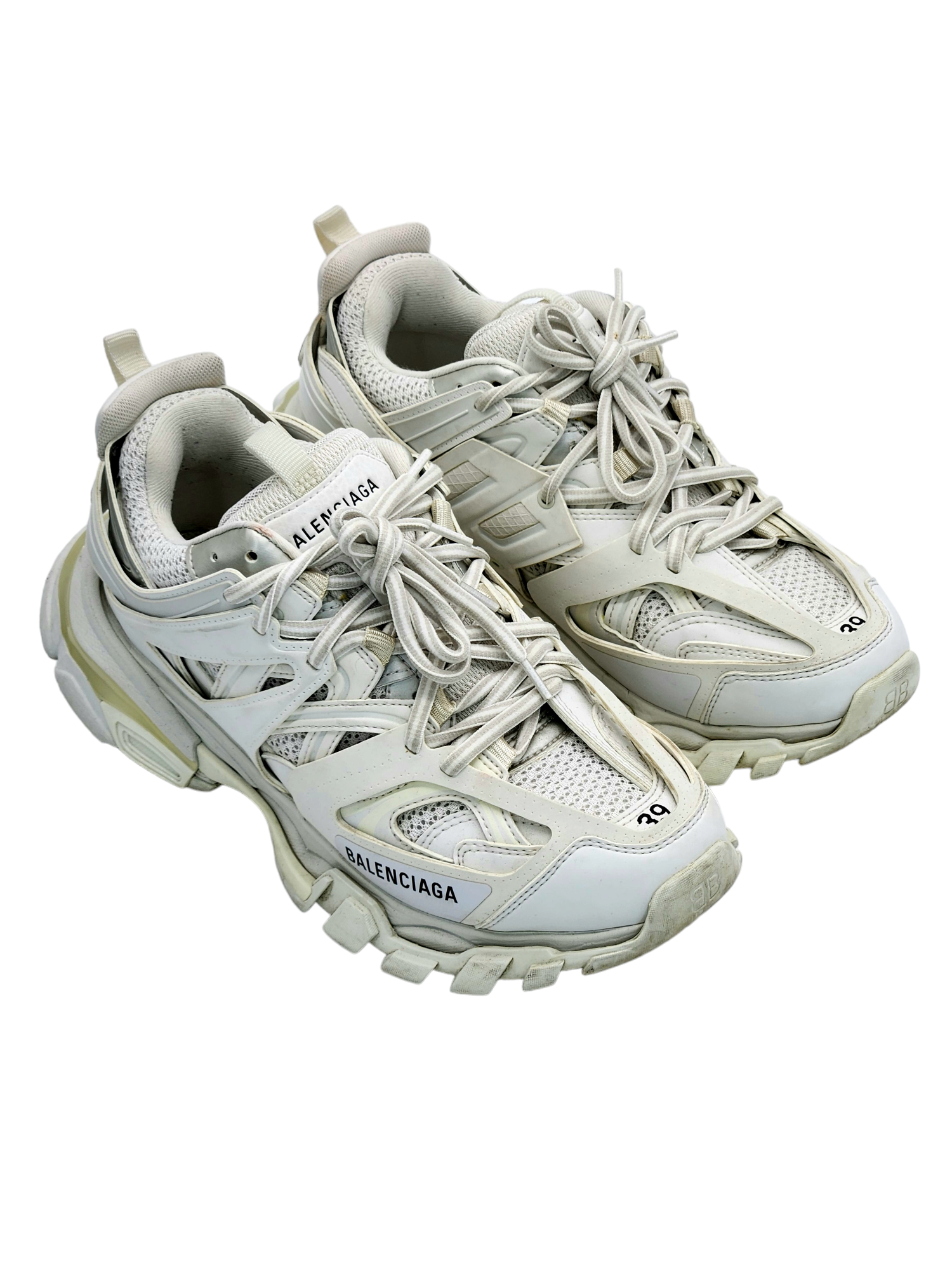 Balenciaga White Track Sneakers 39