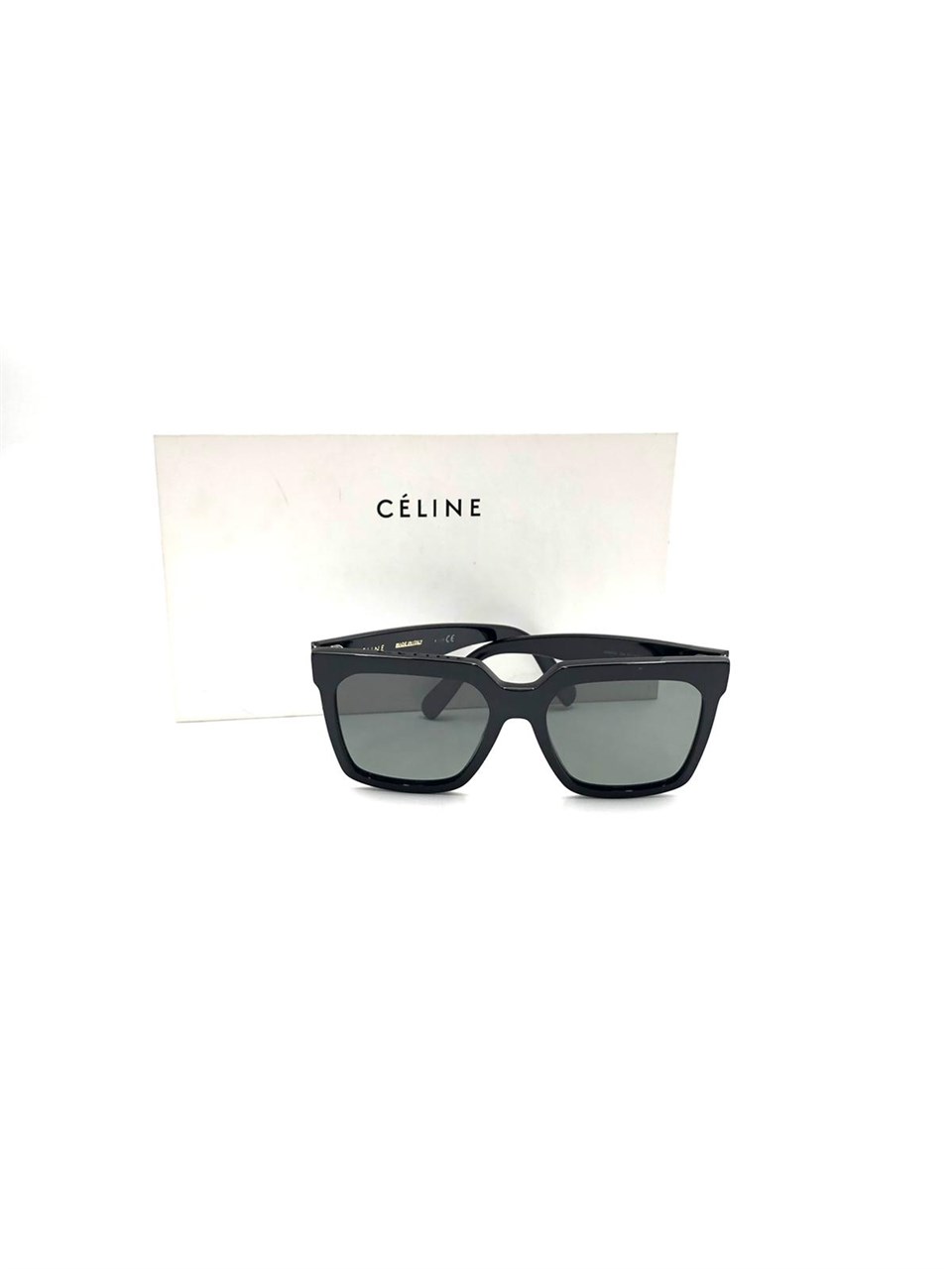 Orijinal İkinci El CELINE Cat Eye Black Sunglasses Deluxe Seconds