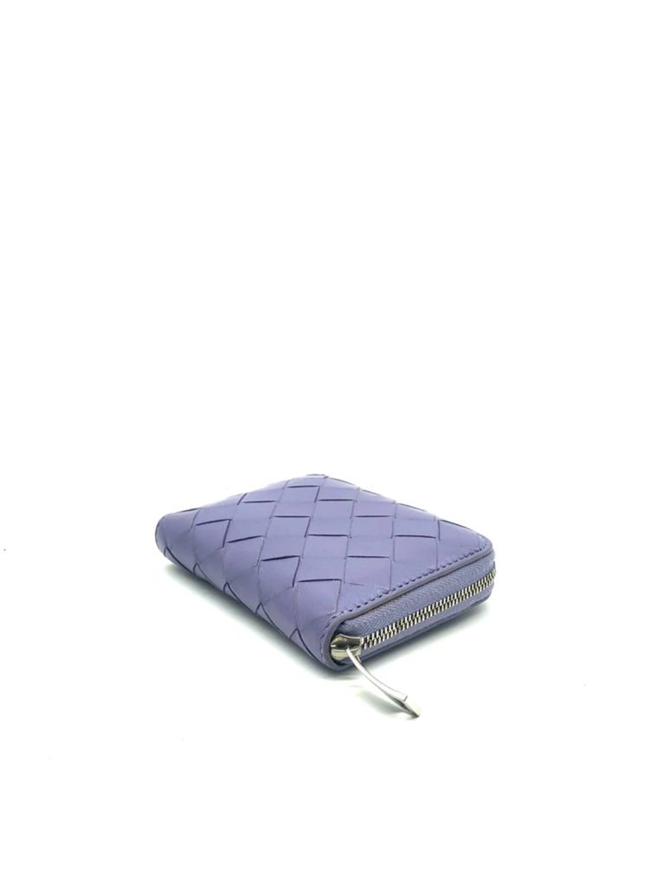 Orijinal İkinci El Bottega Veneta Intrecciato Lilac Wallet Deluxe Seconds