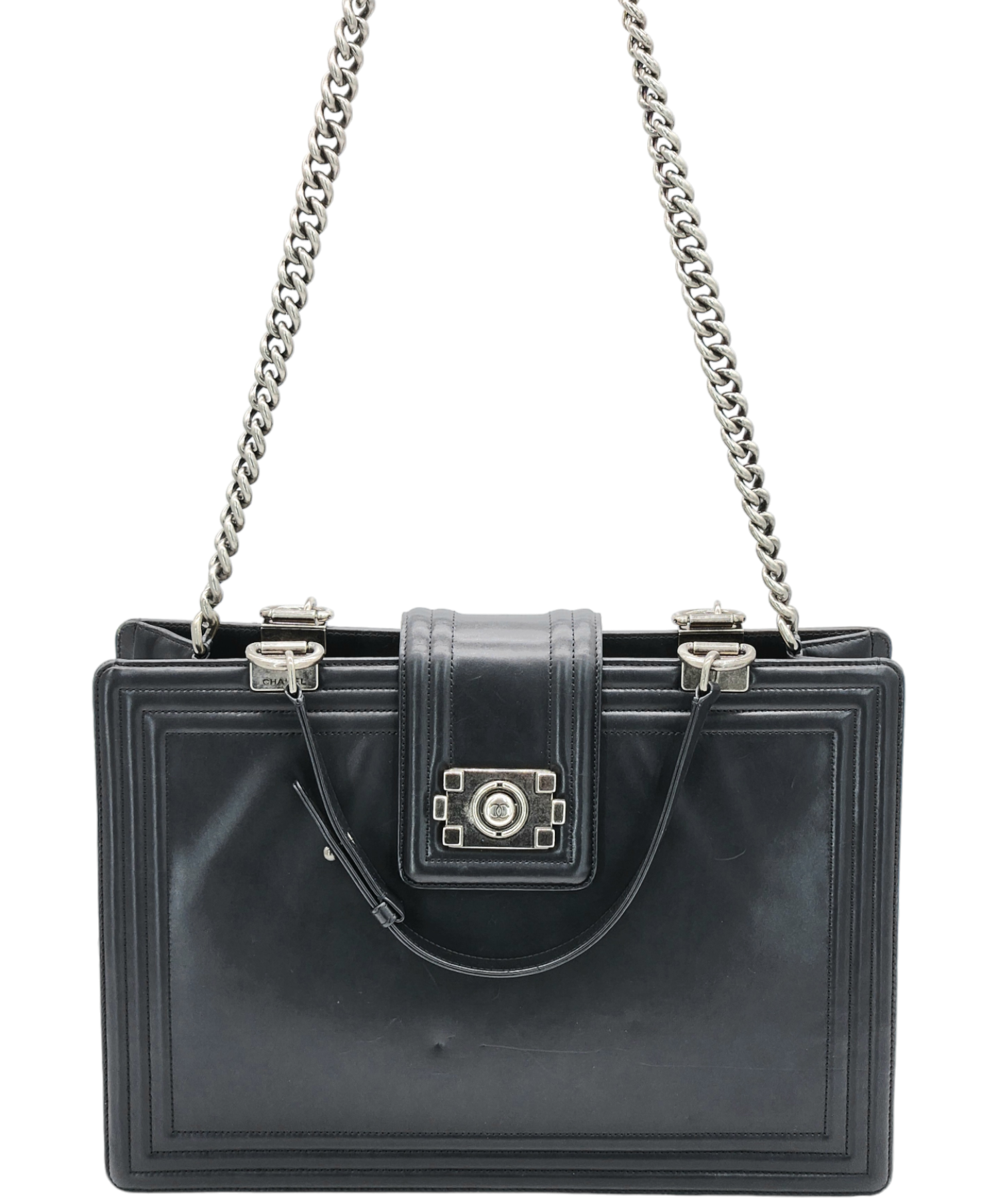 Chanel boy tote sale
