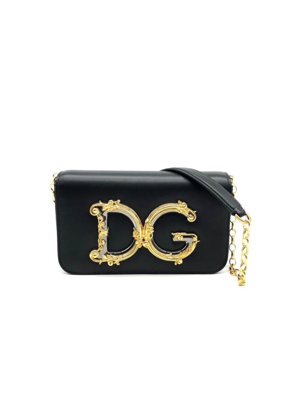 Orijinal İkinci El Dolce Gabbana DG Girls Nappa Leather Shoulder Bag Deluxe  Seconds
