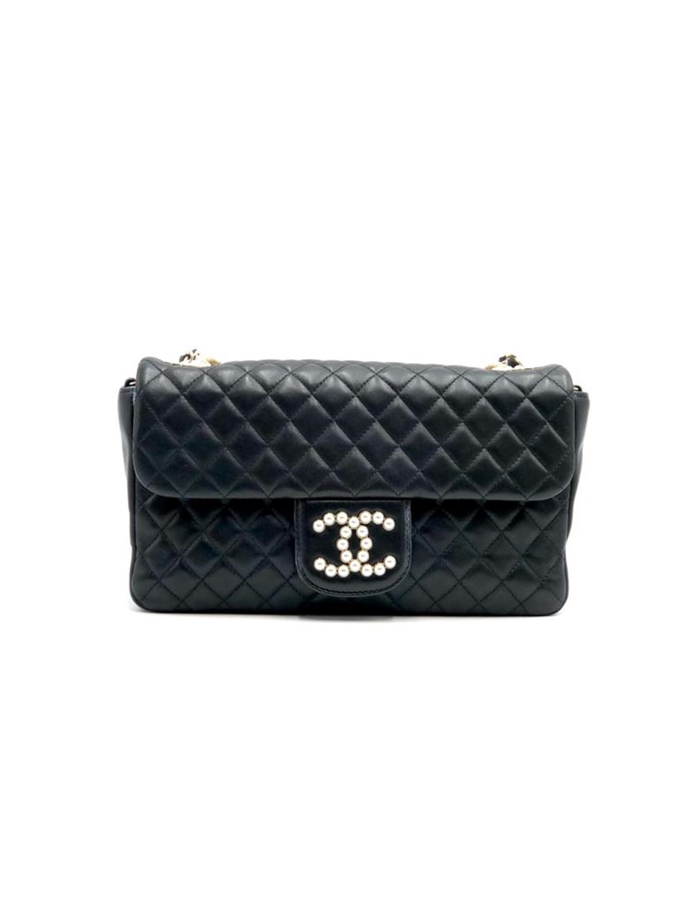 Chanel Limited Edition Westminster Pearl Chain Flap Bag Quilted Lambsk –  RELUXE1ST