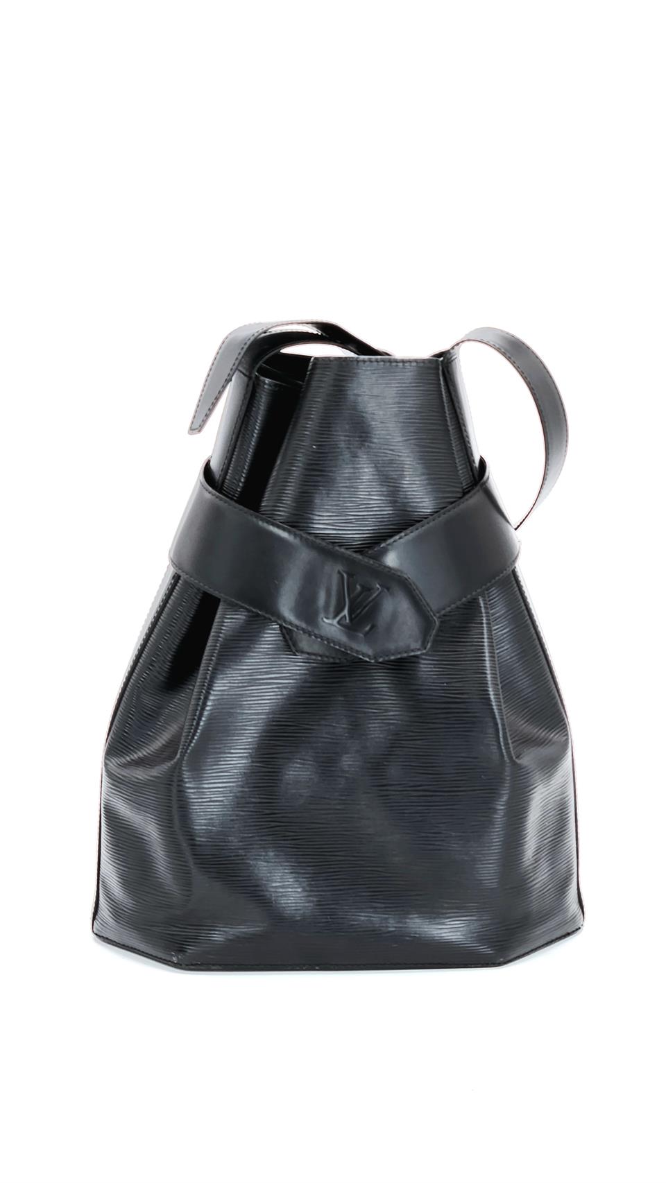 Louis Vuitton Black Epi Leather Sac De Paul GM Bag