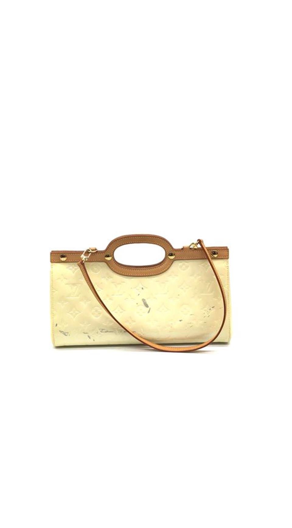 Louis Vuitton Pearl Monogram Vernis Roxbury Drive Bag