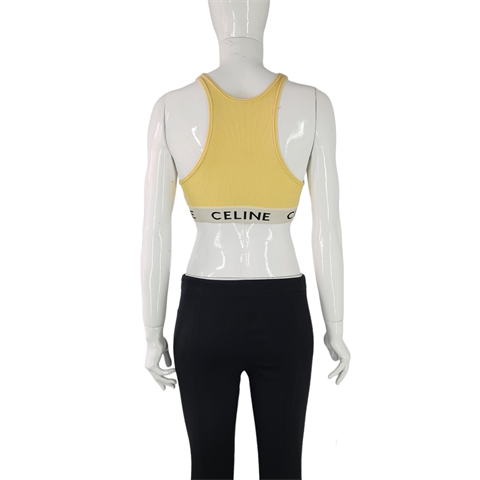 Sell Céline Sports Bra In Athletic Knit - Yellow