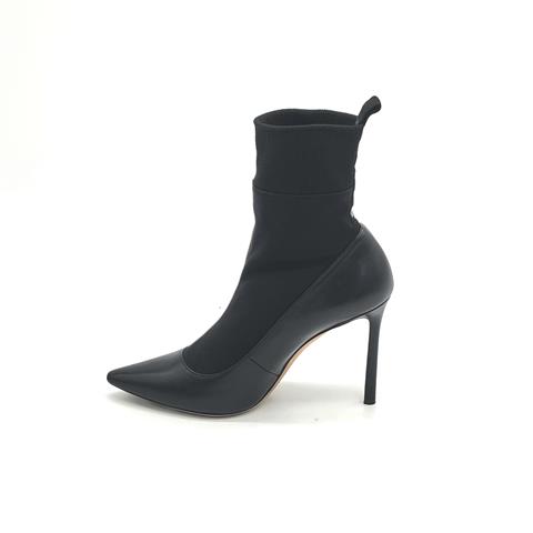 Jimmy Choo Black Brandon 85 Pointed Toe Sock Boots 37.5 Fiyatı