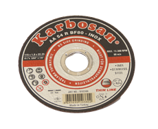İnox Kesme Taşı 115 x 1.0 x 22.23 KARBOSAN