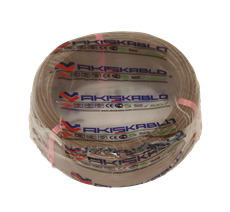 Kablo NYAF Akış Bakır Kahve 0.75 mm2 (100 Mt)
