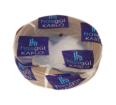 Kablo NYAF Hasgül CCA Kahve 0.75 mm2 (100 Mt)