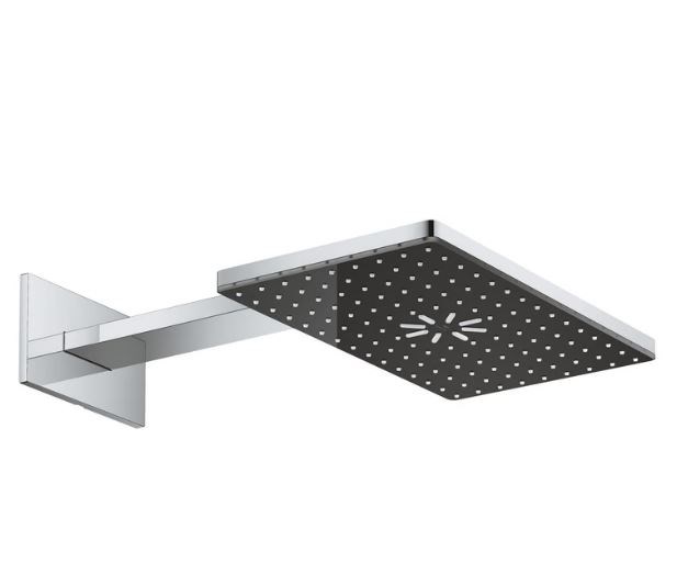 Aqua Tiles Ankastre Tepe Duşu Set 400*230 Mm 2 Akışlı (Dirsek Dahil)