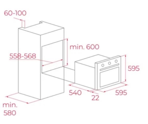 Teka Heb 723 Bk Dijital Fırın