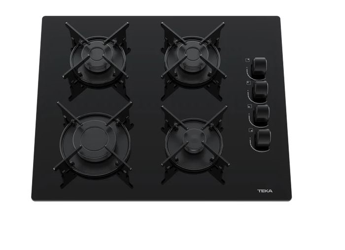Teka Gbe 64002 Kbc Bk Krıstal Cam Gazlı Ocak 4 Gözlü