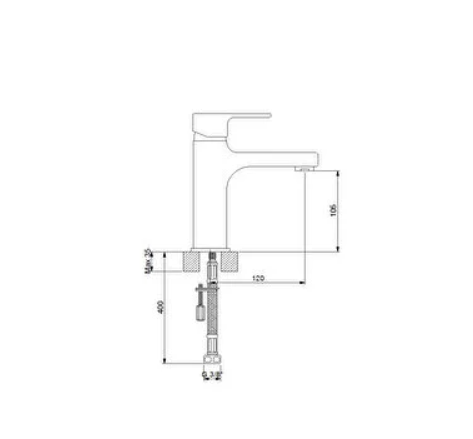 Drop Lavabo Bataryası - Krom 241521