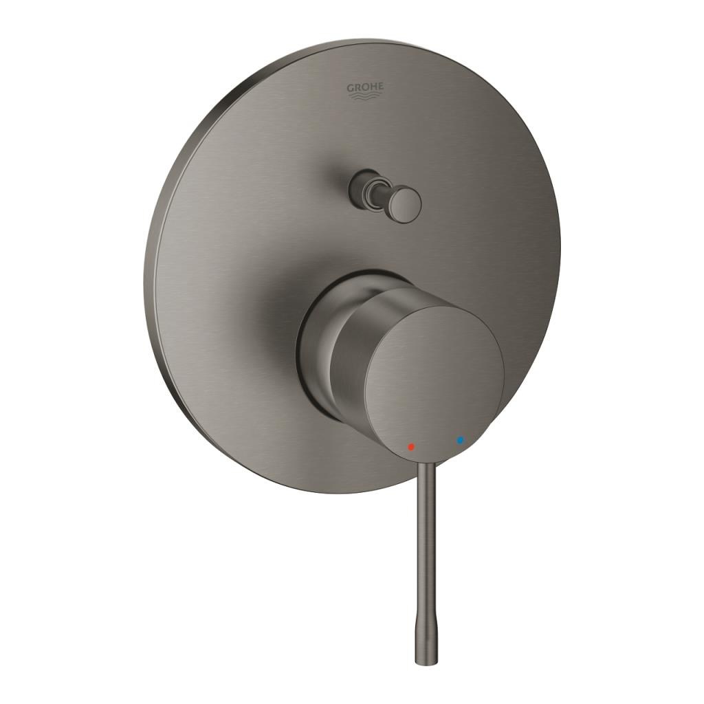 Essence Ankastre Banyo Bataryası Seti 310 Oval Tepeduşlu (Fırçalı Antrasit)