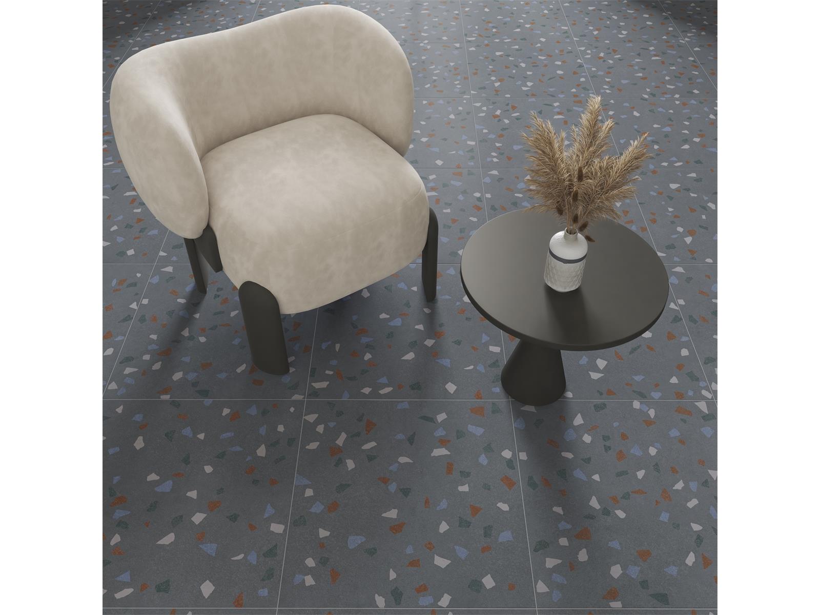 59*59 R Gs-N8745r Terrazzo Macro Beyaz Rek-X