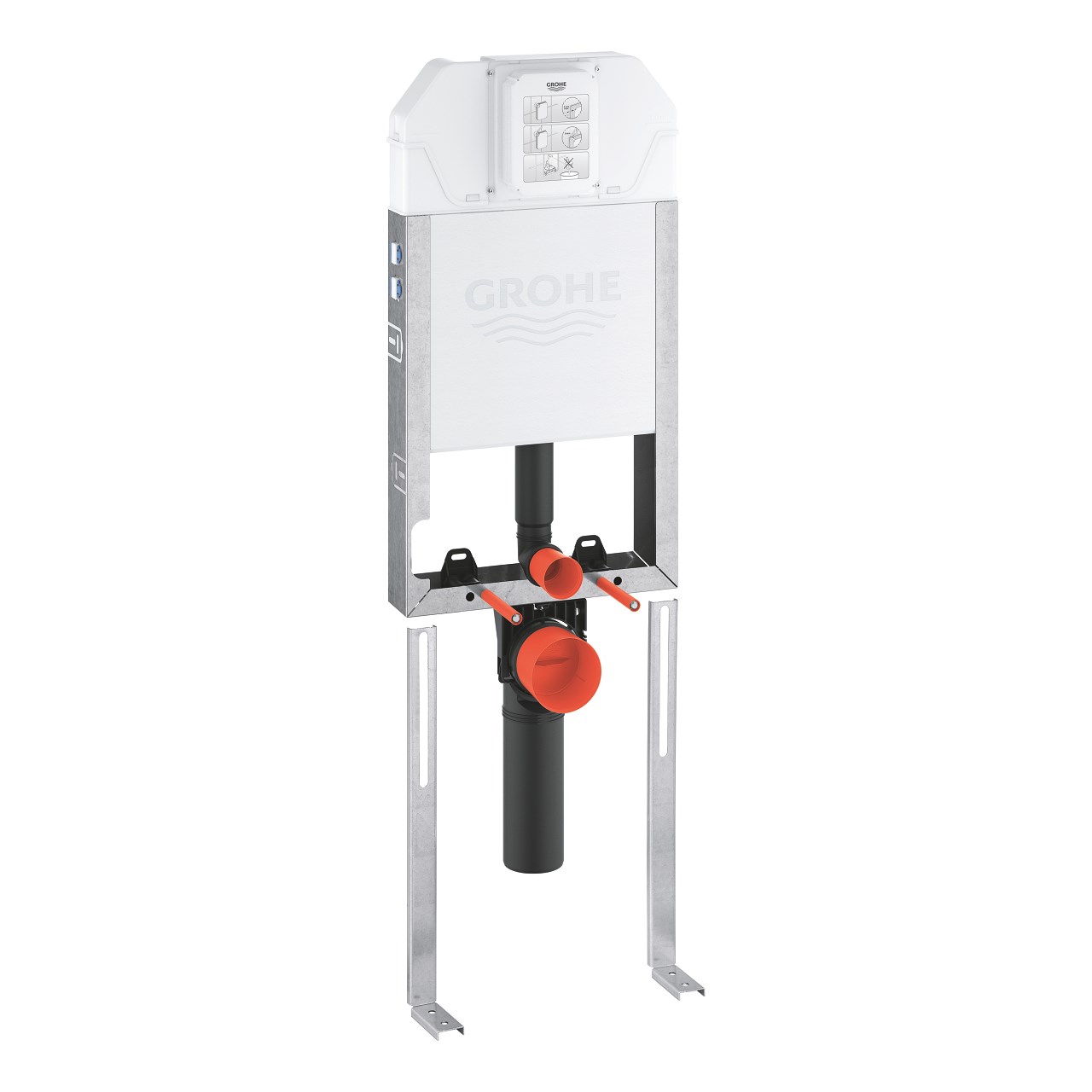 Grohe Gömme Rezervuar Seti Uniset Slim (Buton 3873200 Vana 19917000 Dahil 4 Parça)
