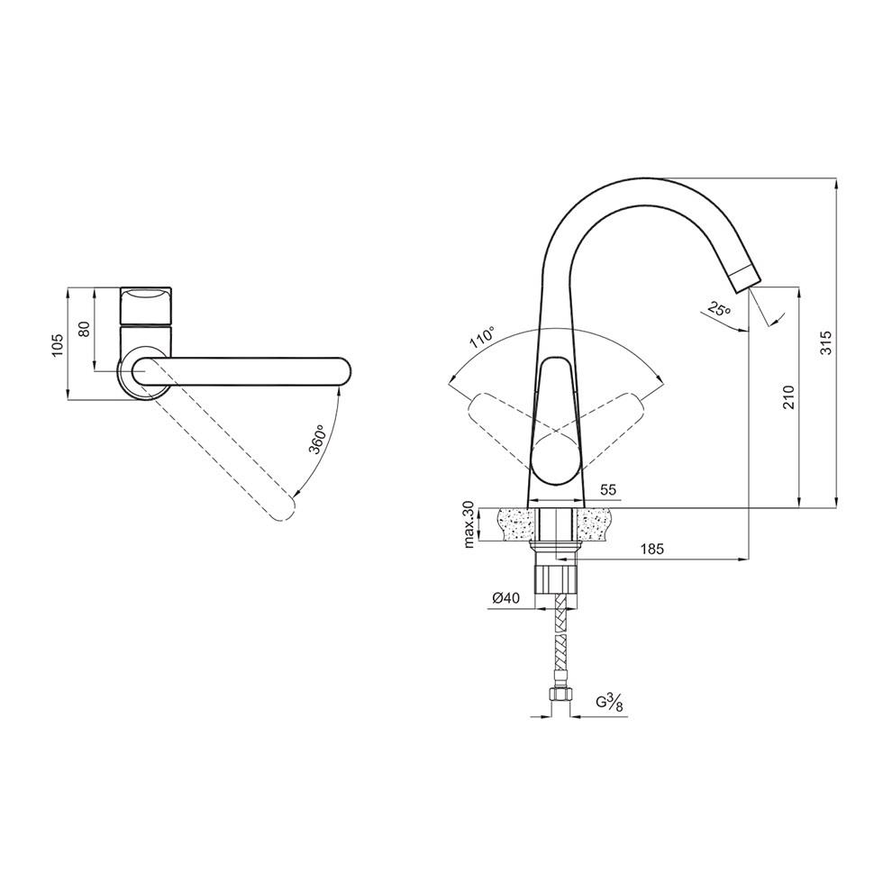 Kale Zero Döner Mutfak Bataryası 