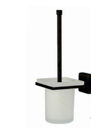 Banyo Aksesuarları Aqua Tuvalet Fırçalık Sıyah 653801B