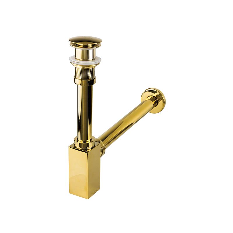 Corner Lavabo Sıfon Takımları Delıksız Altın 760522g 760522G