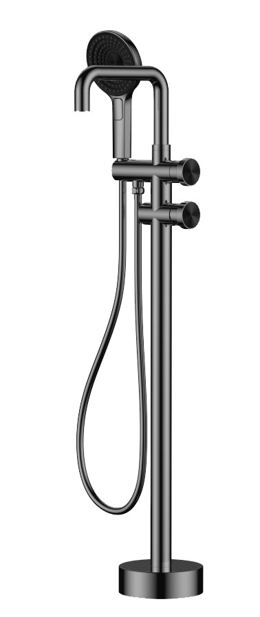 Mılan Tabandan Banyo Bataryası - Metalık Grı 848616g 848616G