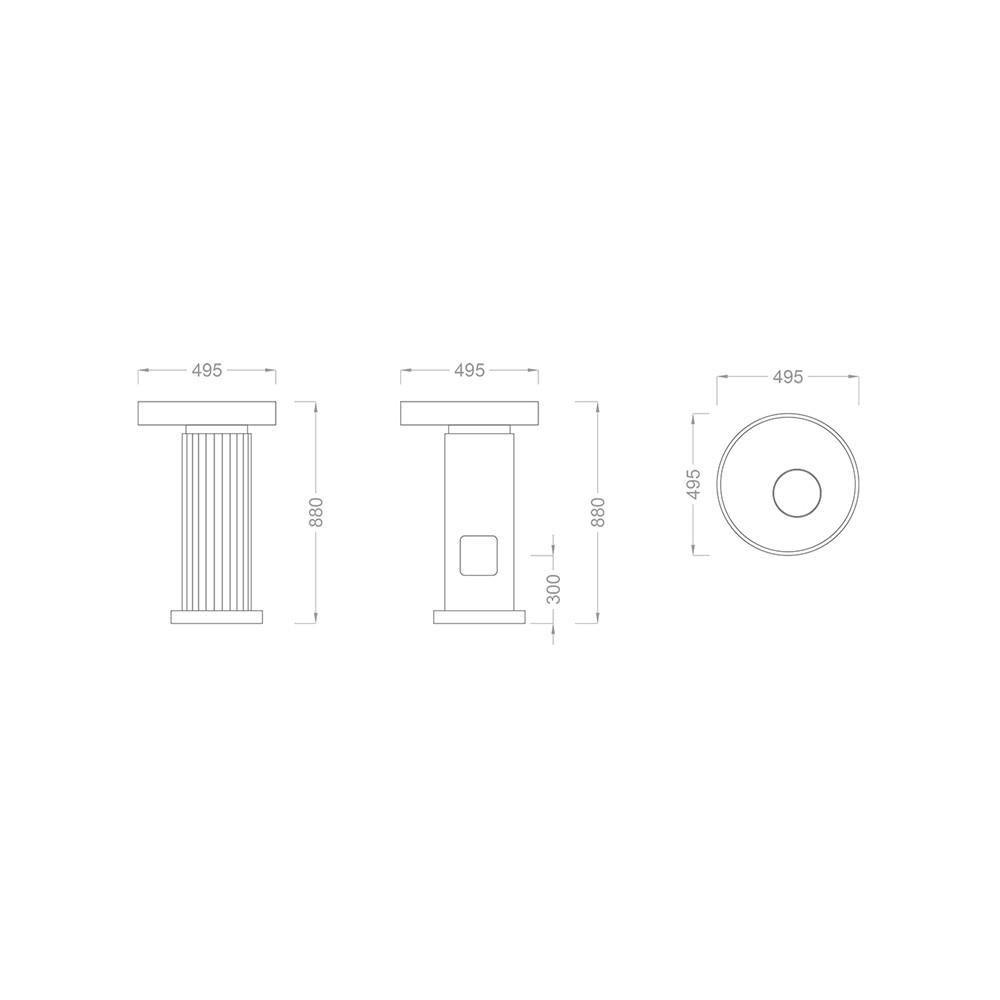 Antique Altın Monoblok Lavabo