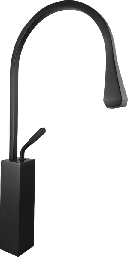 Mınımal Kare Sıyah Lavabo Armatürü Bf-226 BF-226