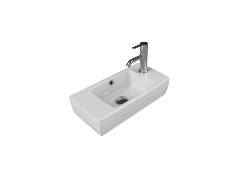 Cerastyle Turkuaz City Tezgah Üstü Lavabo 25*50 Cm (B.Delıgı Sagda)