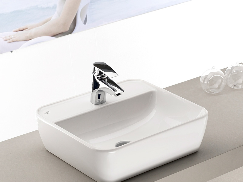 Cerastyle Turkuaz One Tezgah Üstü Lavabo 46 Cm (B.Delıklı)